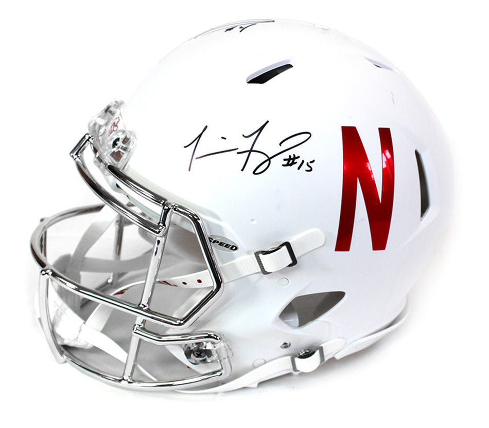 Husker Tom's Autographed Alternate Speed Helmet