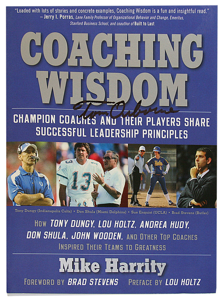 Autographed Coaching Wisdom Book