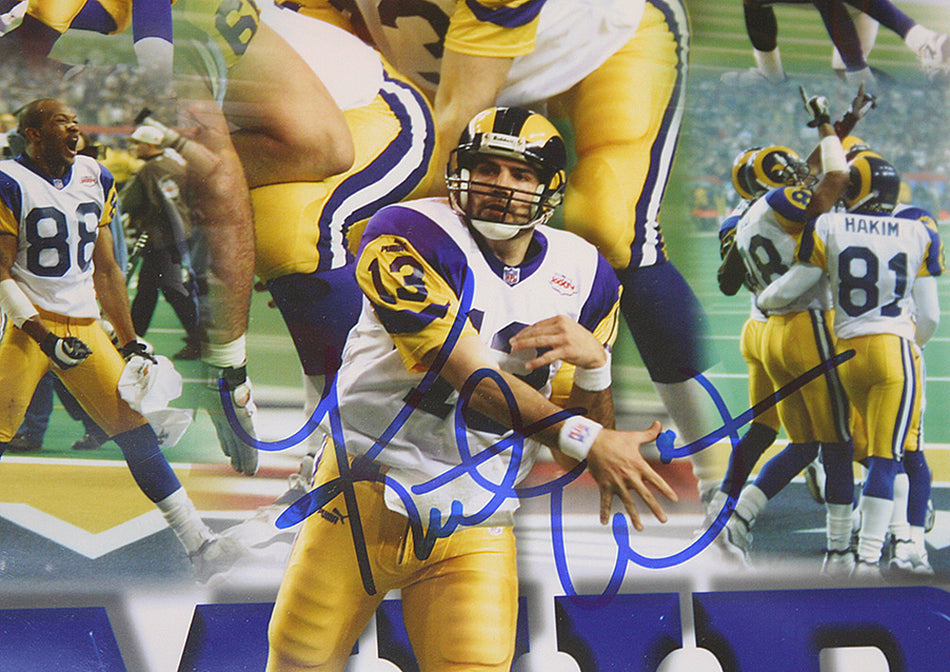 Kurt Warner Signed Montage
