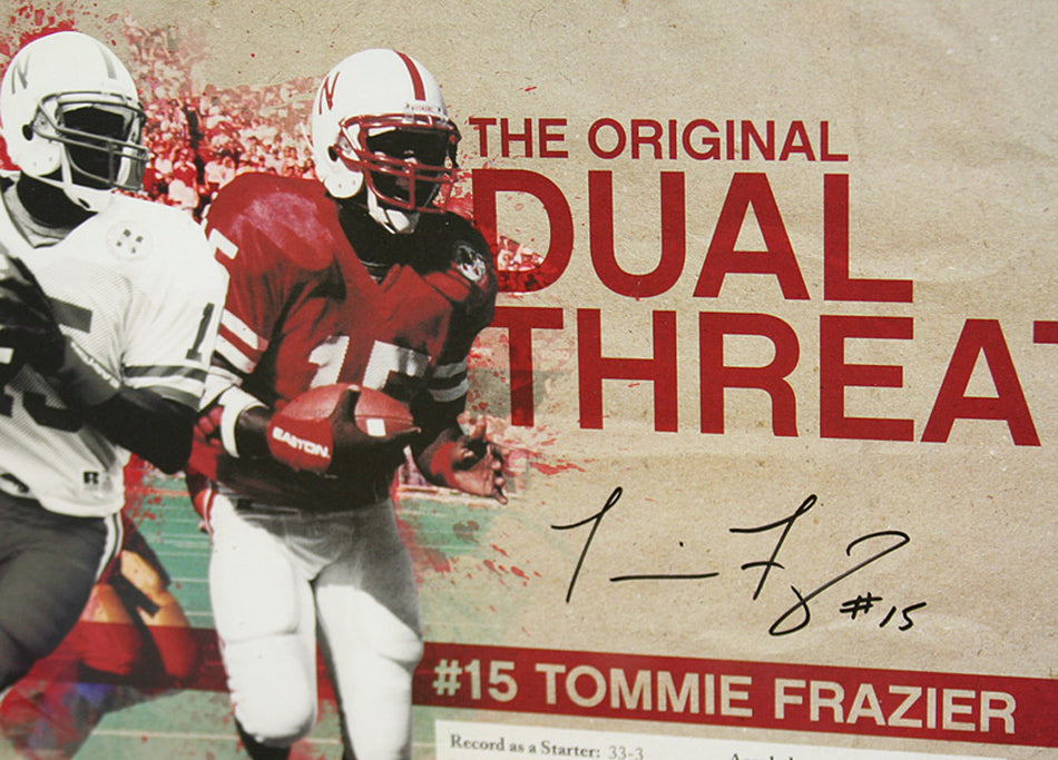 Frazier Autographed Framed Plaque