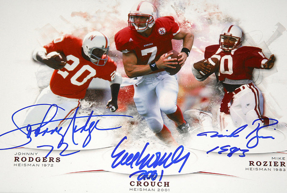 Nebraska Legends Heisman Autographed Framed Print