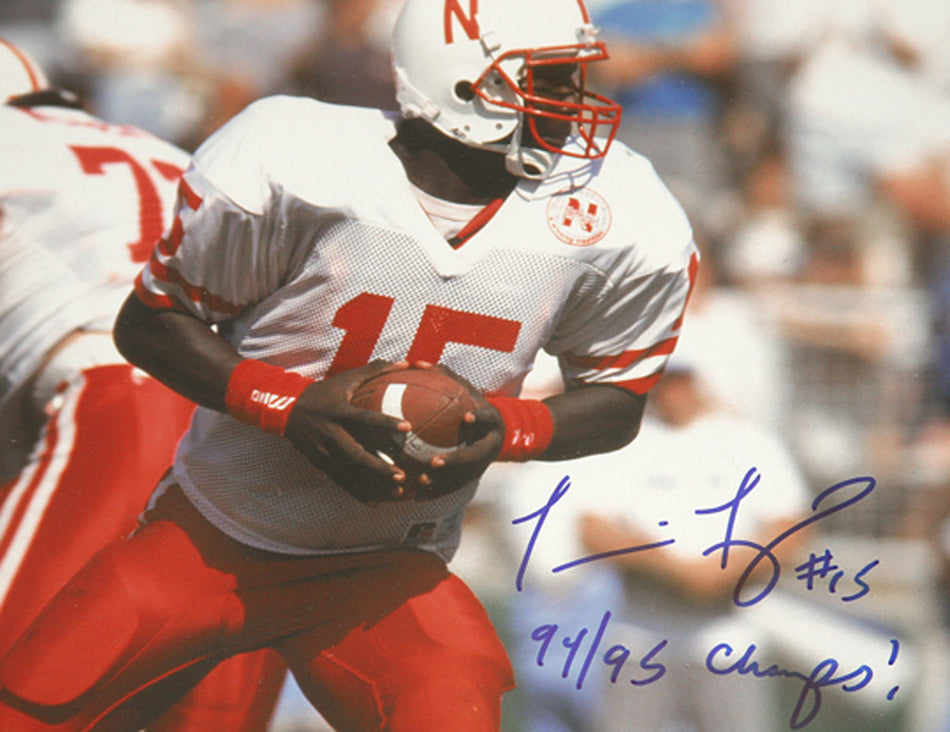 Tommie Frazier Autographed Plaque