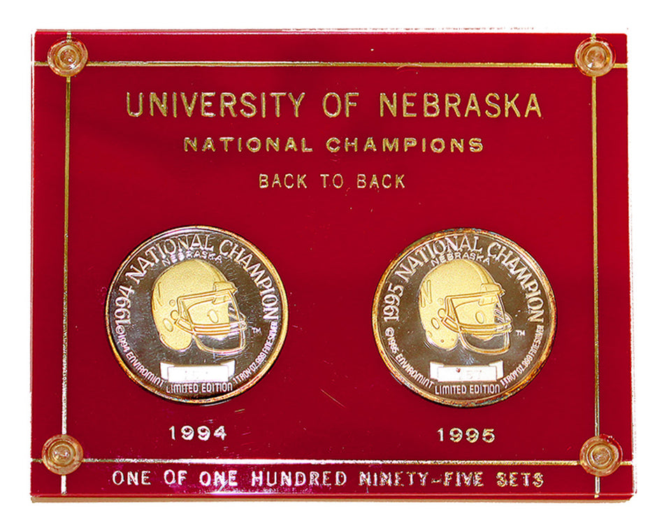 Back To Back Champs Silver Coin Set