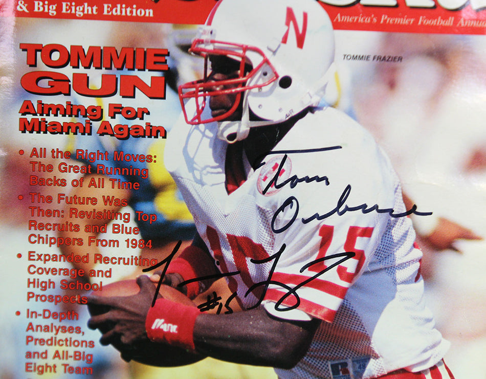 Osborne n Frazier Autographed 1994 Athlon's Season Preview
