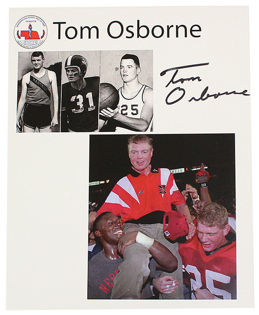 Tom Osborne State High School Hall of Fame Print