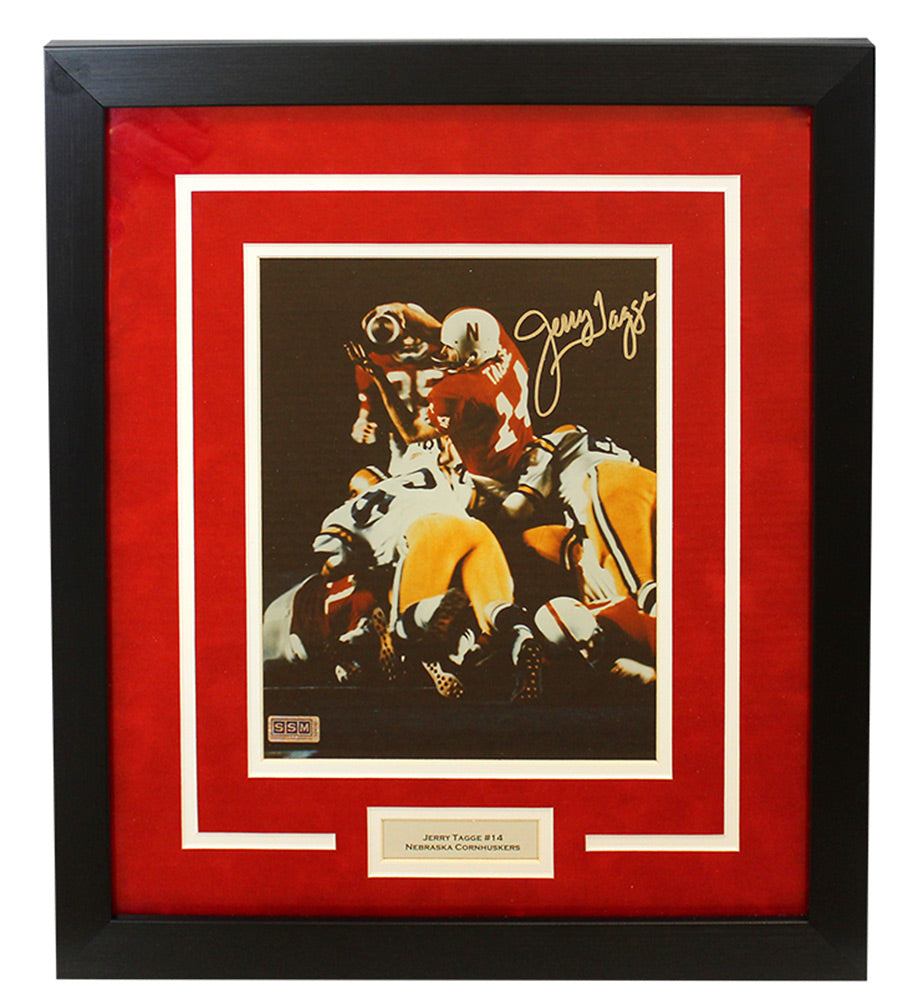Tagge Signed Championship TD Framed Photo