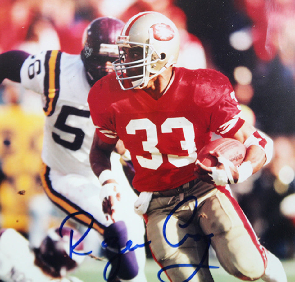 Autographed Roger Craig Action Print