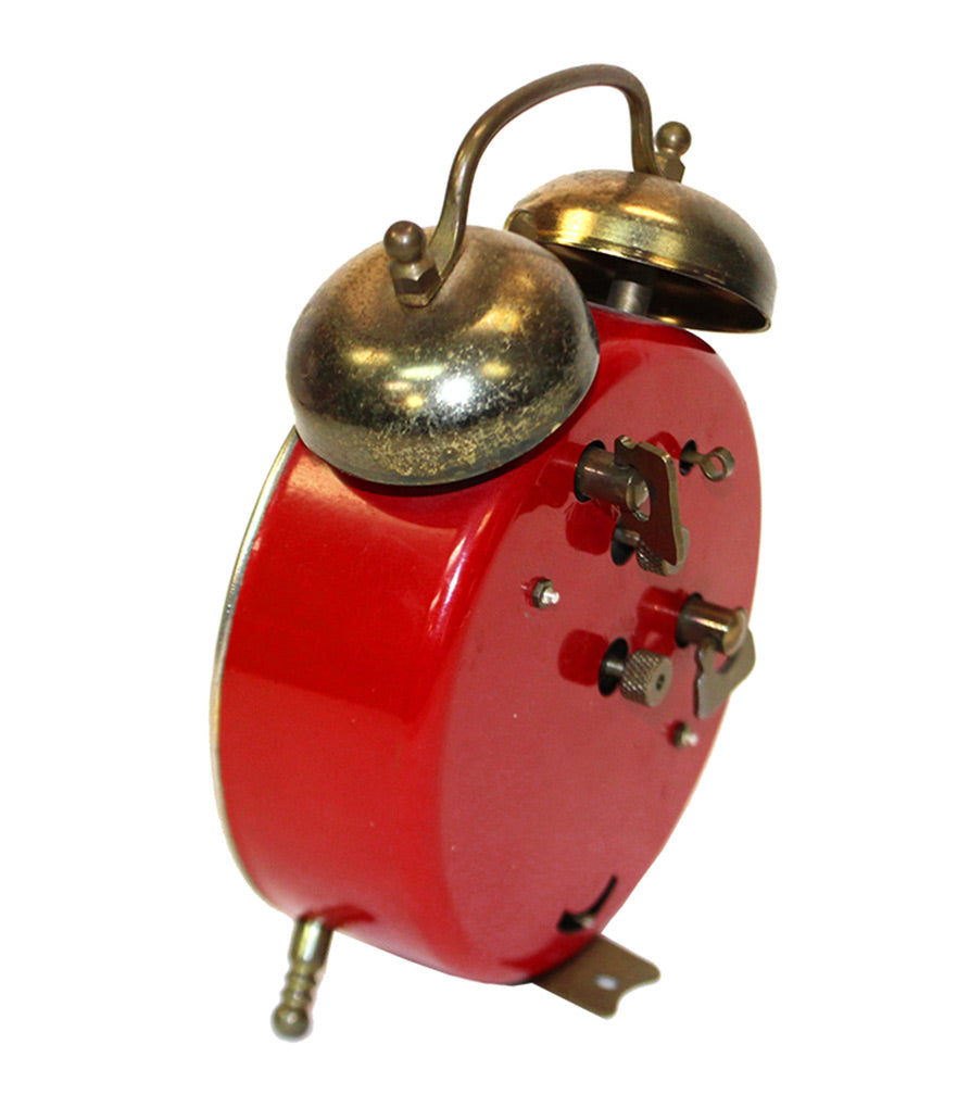 Old Harry Husker Brass Alarm Clock