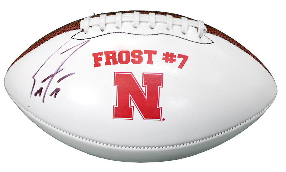 Coach Scott Frost Autographed 'Frost 7' Blem Ball