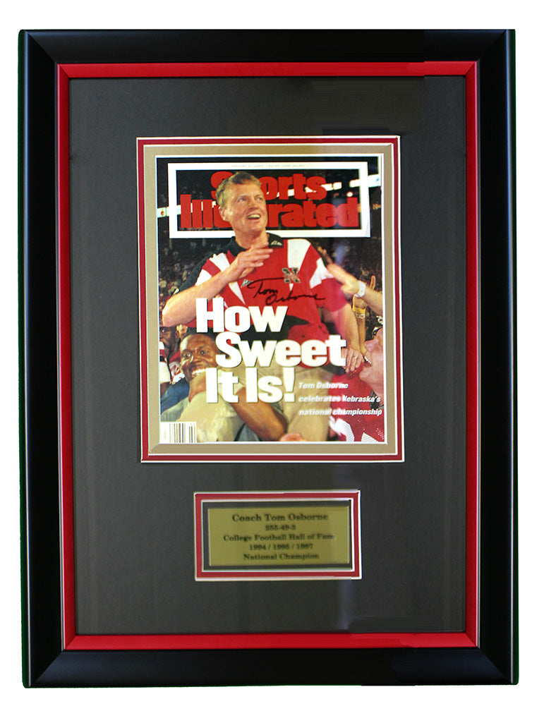 Framed Osborne Autographed Sports Illustrated Commemorative Issue