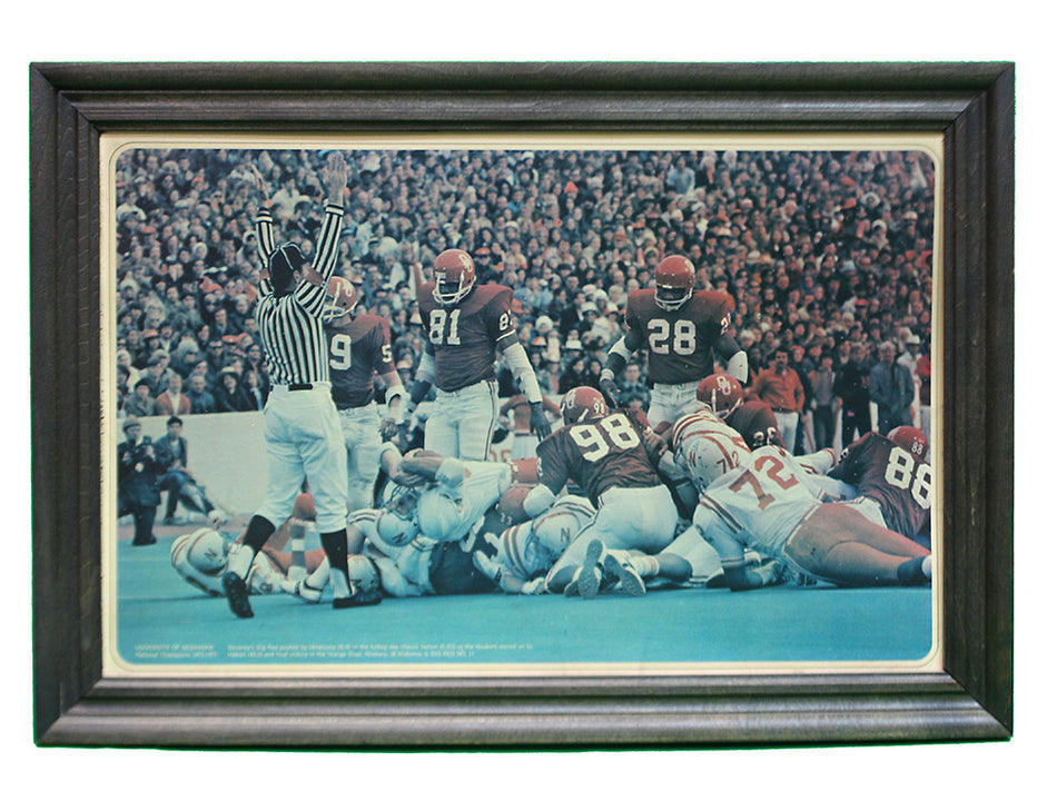 Vintage Game of The Century Framed Action Print