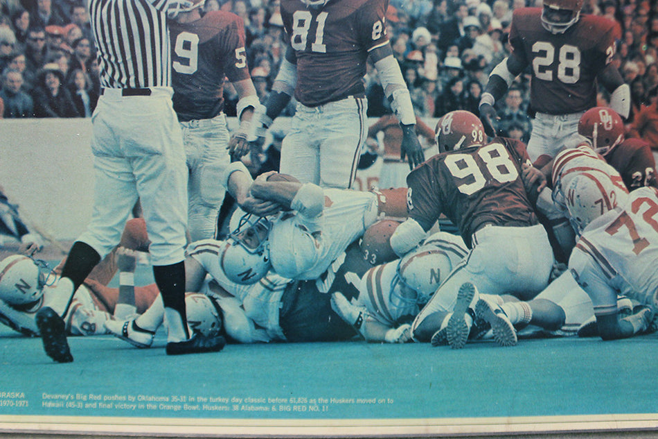 Vintage Game of The Century Framed Action Print