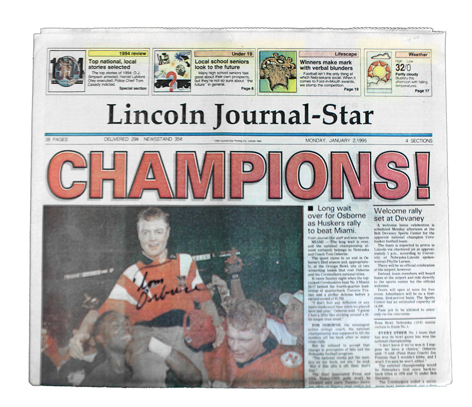 1994 National Champs LJS Signed Issue