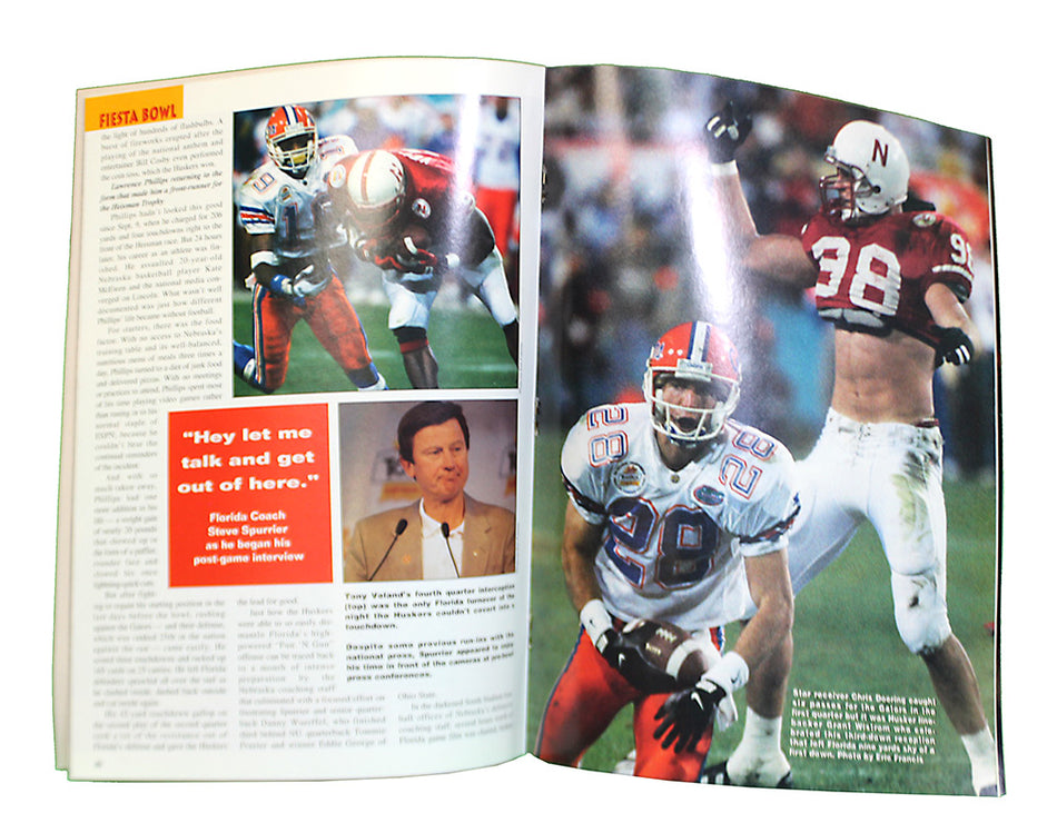 Frazier Signed Nebraska Sports 1995 National Champs Edition