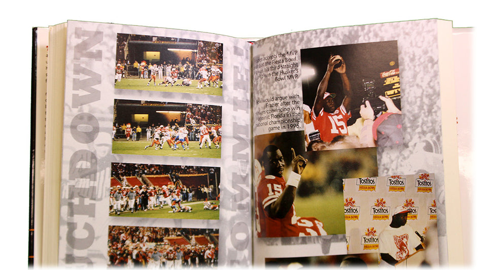 Autographed Touchdown Tommie Frazier Book