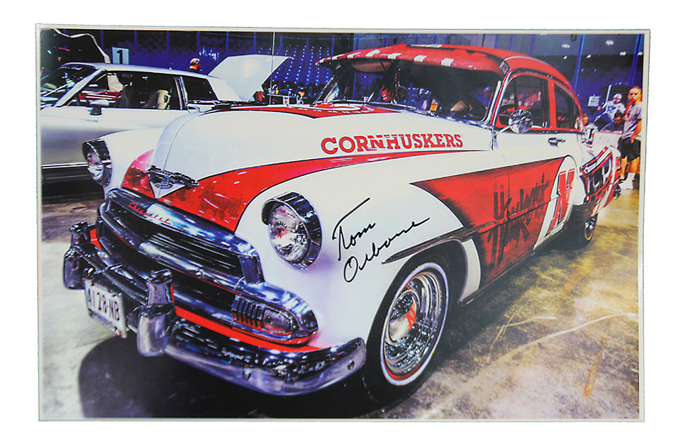 Osborne Autographed Husker Classic Car Print