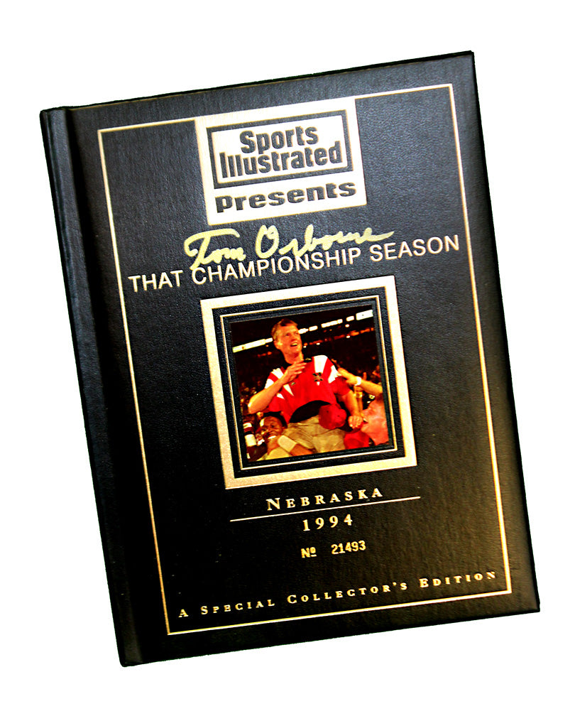 1994 Championship Osborne Signed Sports Illustrated Hard Bound Collectible