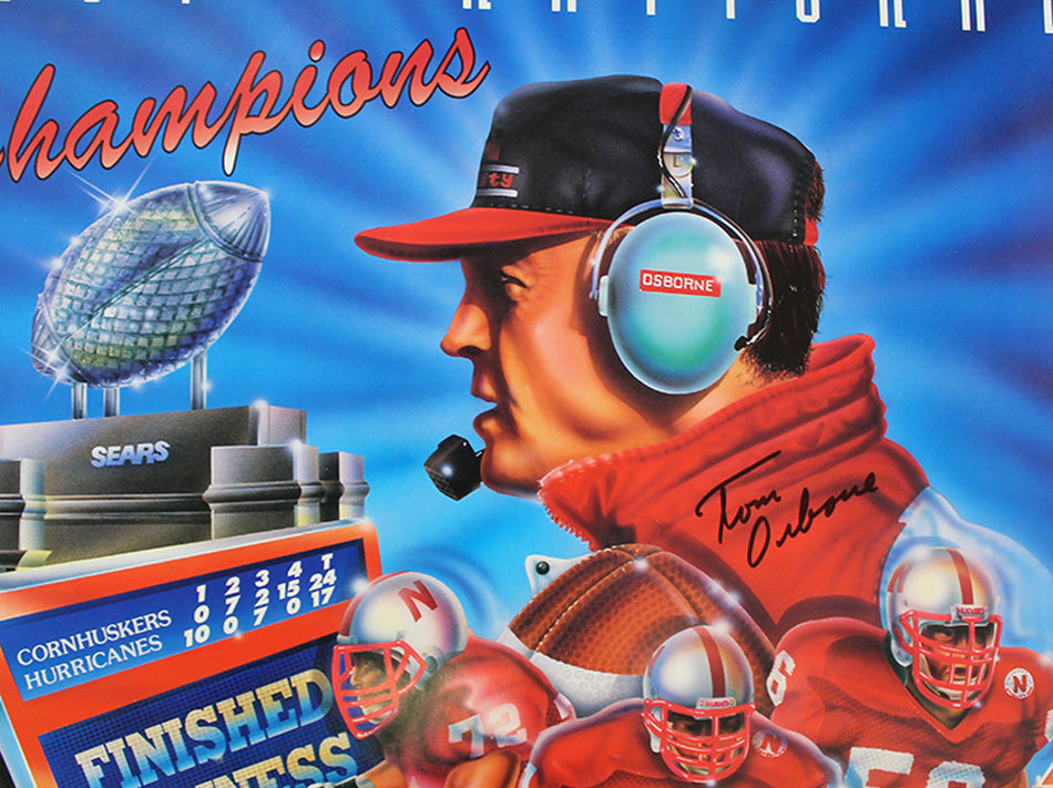 Osborne Autographed 1994 National Champs Poster