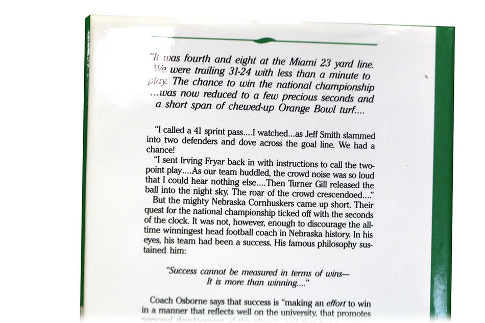 More Than Winning Book signed by T.O.