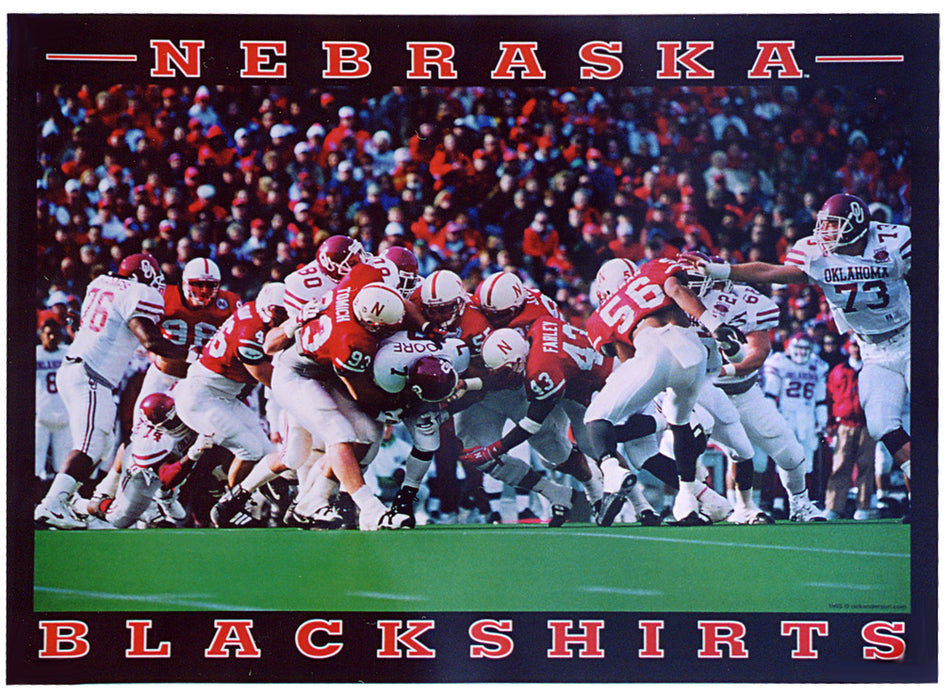 Nebraska Blackshirts Poster