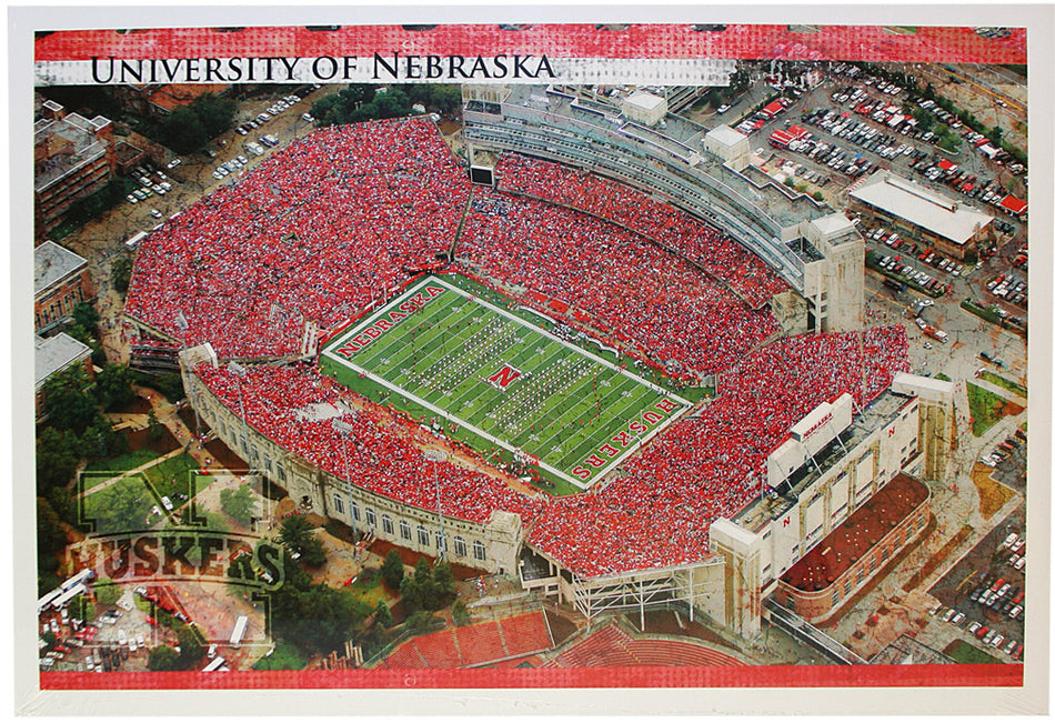 University of Nebraska Stadium Print