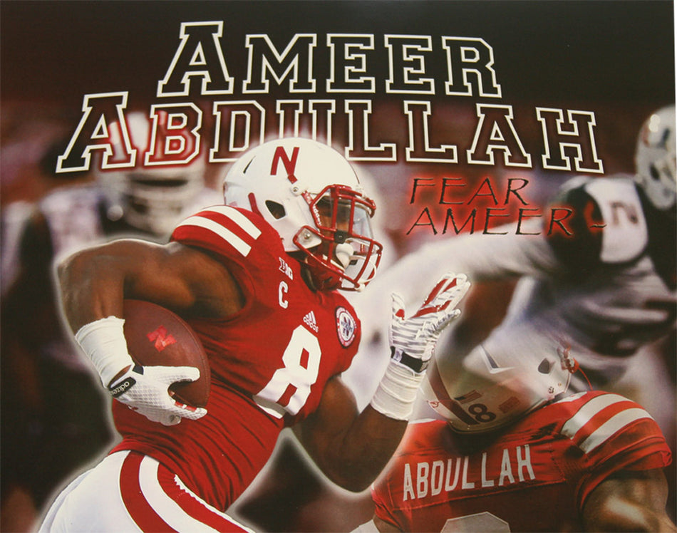 Ameer Abdullah Poster - Unsigned