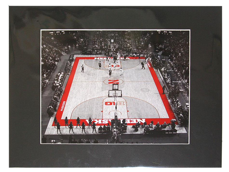 Matted Pinnacle Bank Basketball Court Print