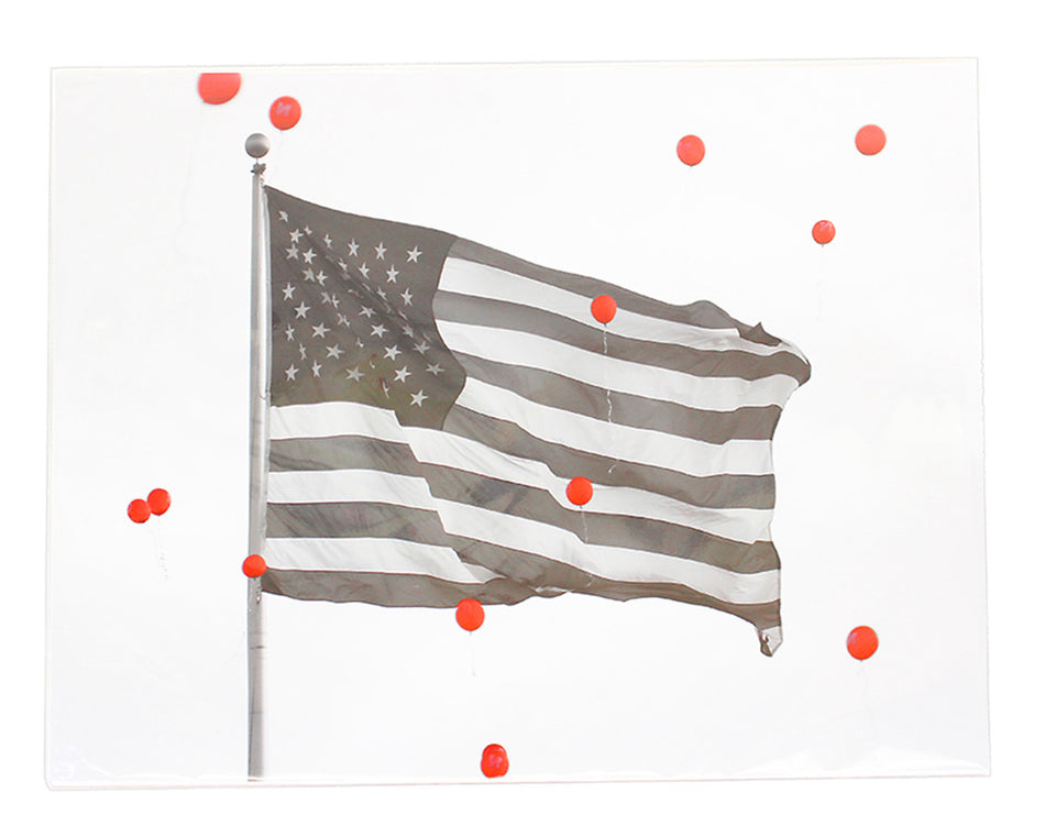 Nebraska Balloons in Stadium Print
