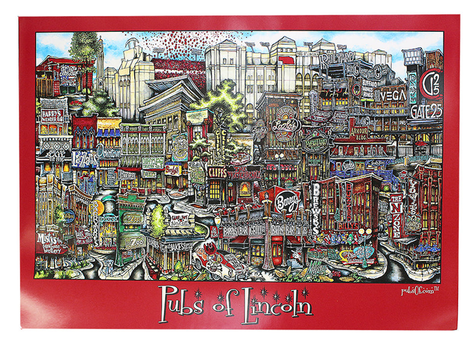 Lincoln Nebraska Pubs Print