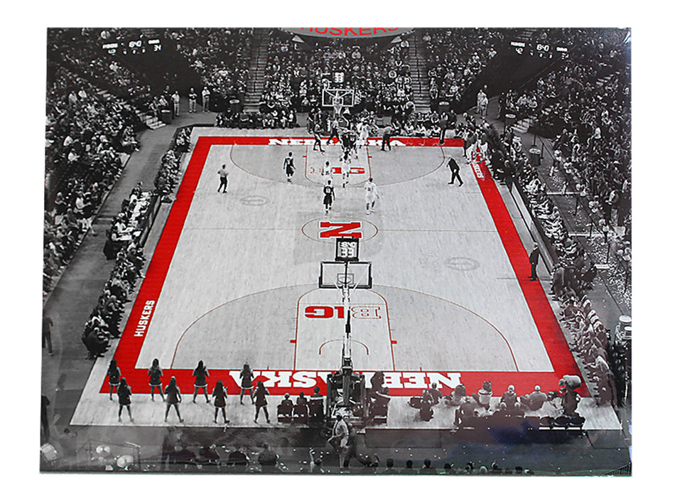 Nebraska Basketball Home Court Print