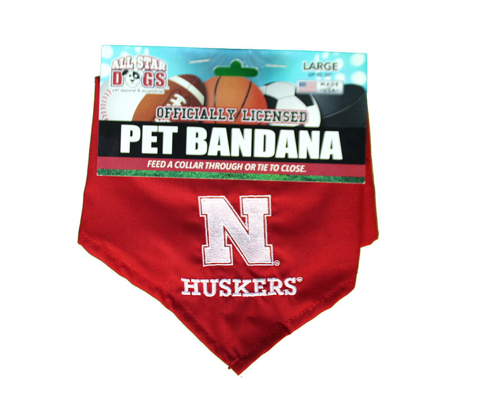 Nebraska Dog Collar Bandana