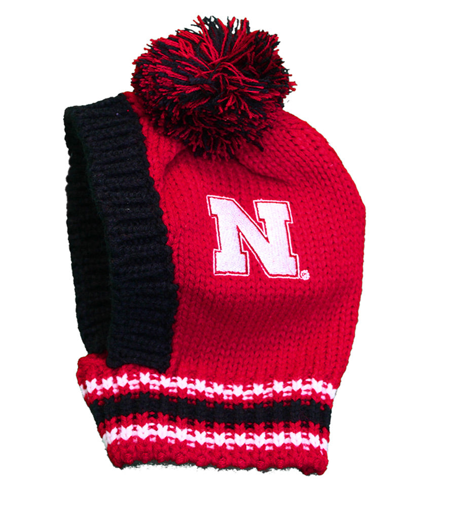Nebraska Knit Pet Cap