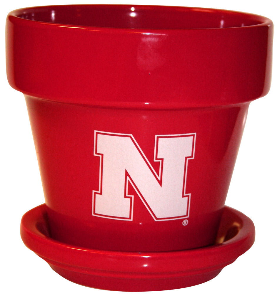 Nebraska Flower Pot & Saucer