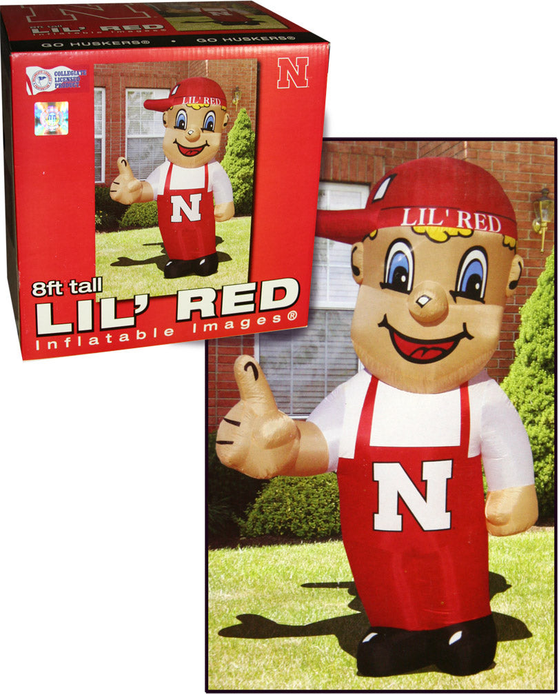 Huskers Lil' Red 8 Foot Inflatable