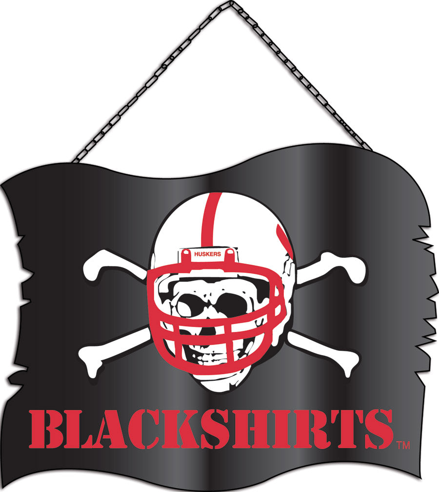 Metal Blackshirts Flag