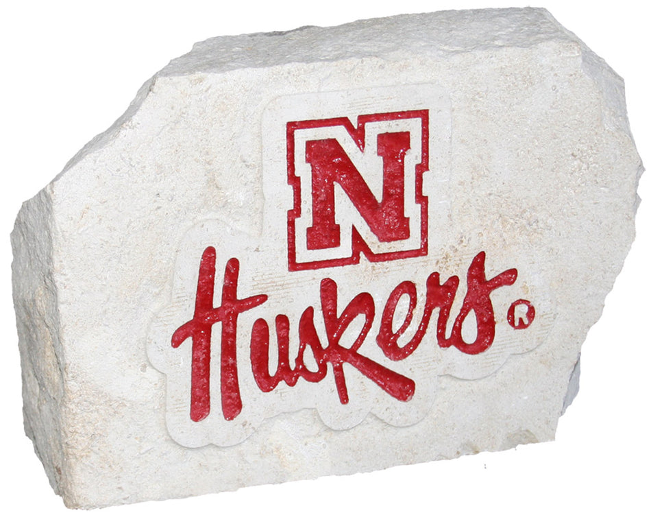 Iron N above Huskers Script