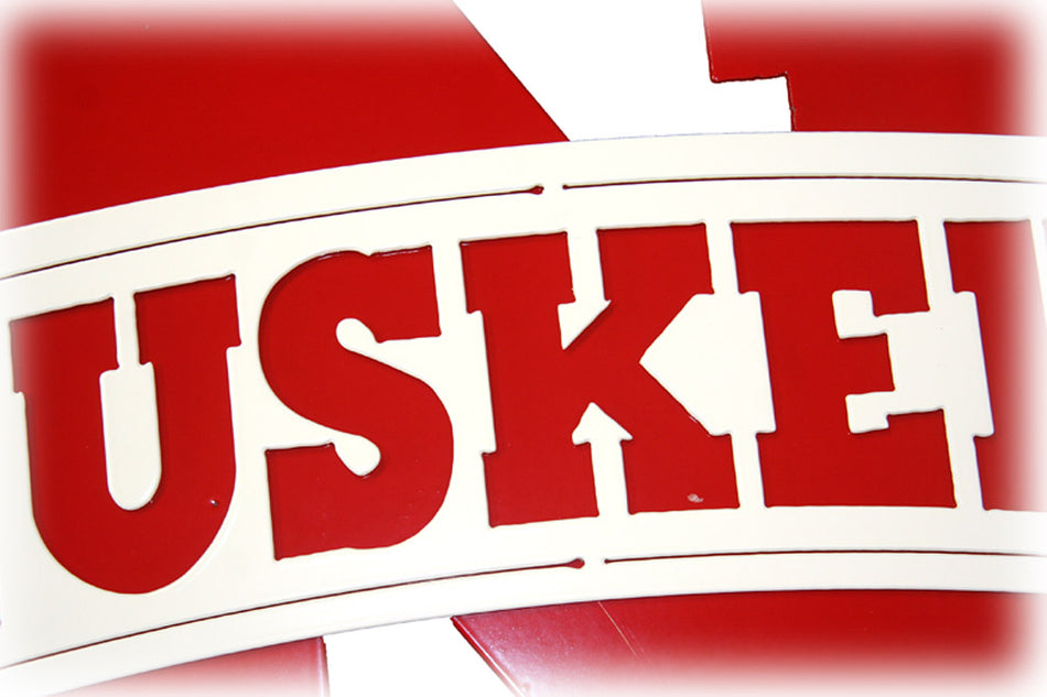 Red N White 12 in Husker Yard Sign