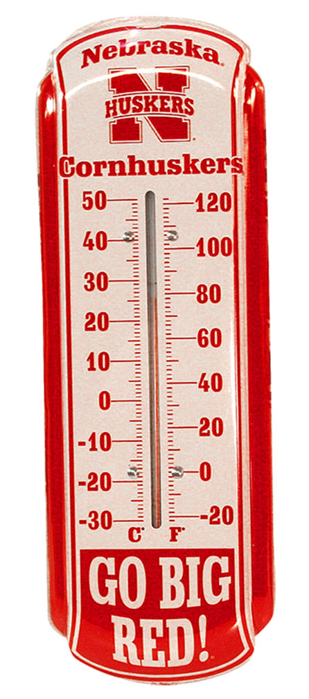 Huskers Outdoor Wall-Mount Thermometer