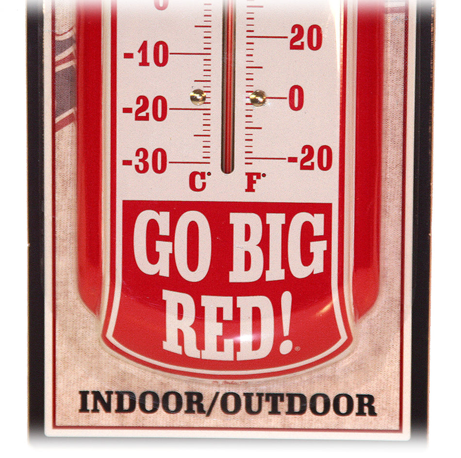 Huskers Outdoor Wall-Mount Thermometer