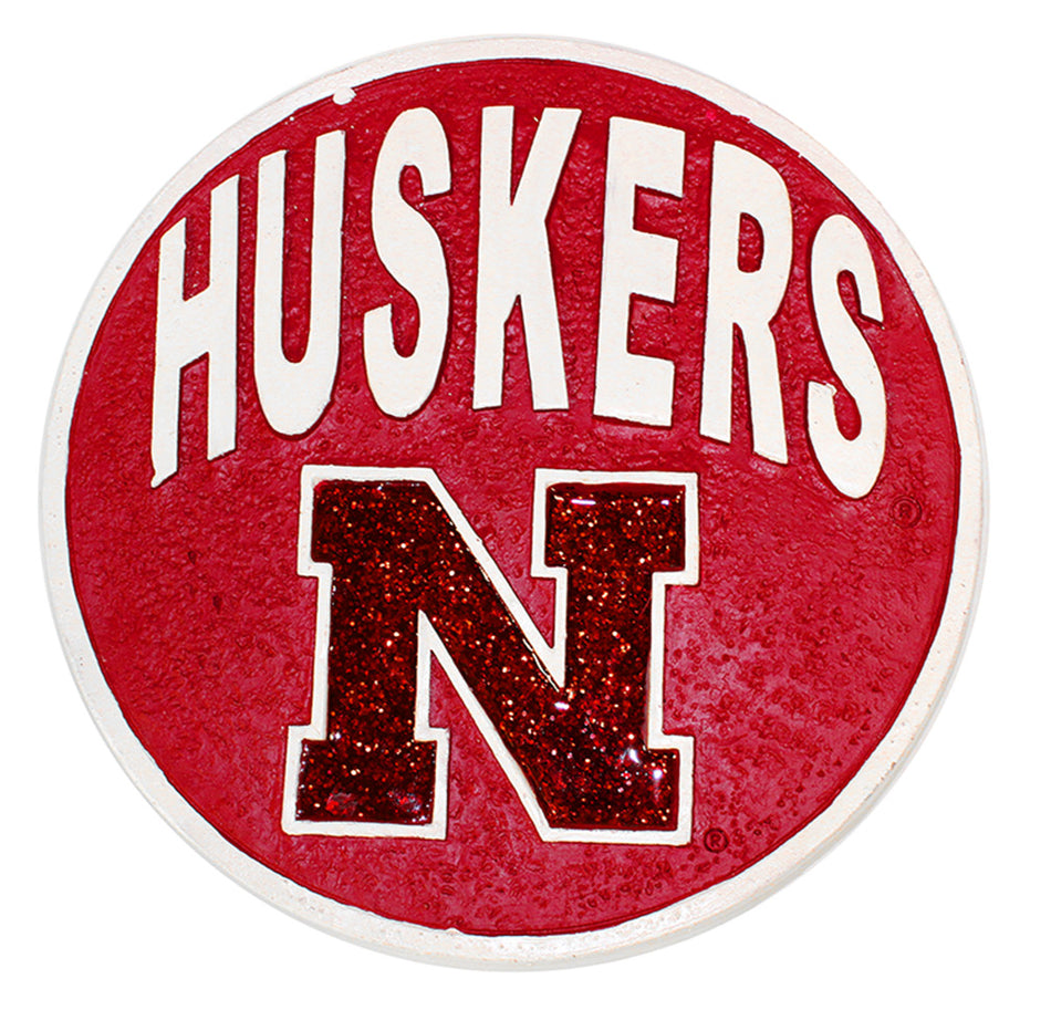 Nebraska Huskers Glitter Step Stone