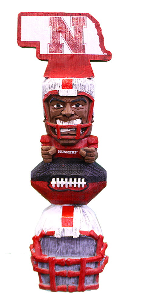 Nebraska Stacked Tiki Totem