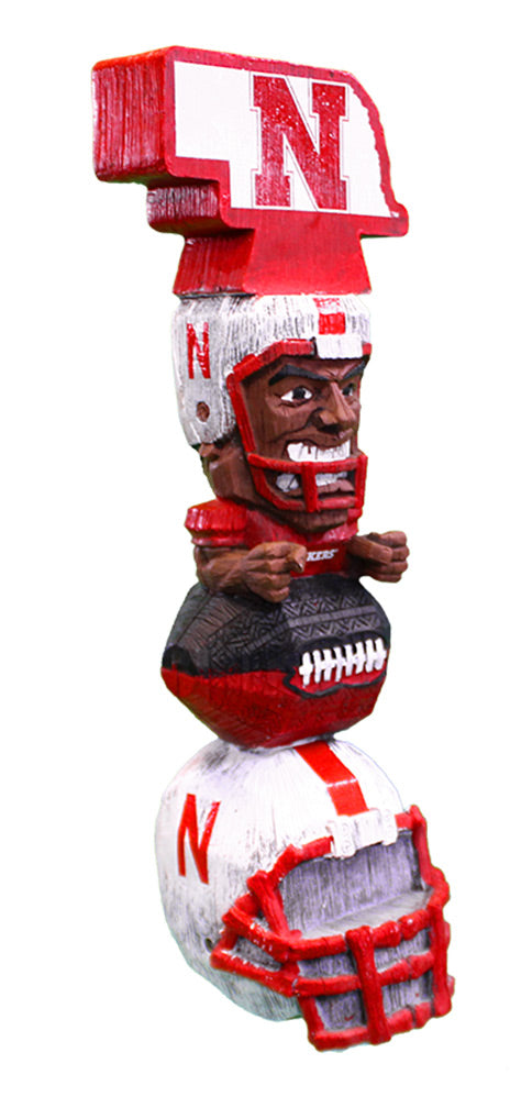 Nebraska Stacked Tiki Totem