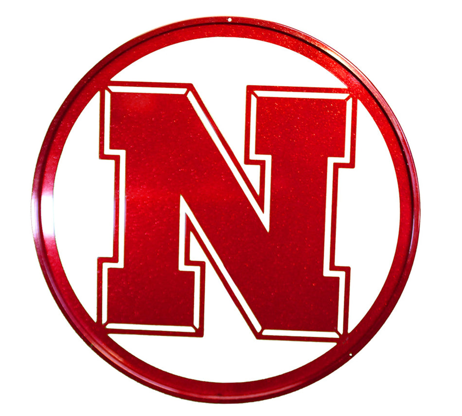 Husker Iron N Reflective Metal Yard / Wall Sign
