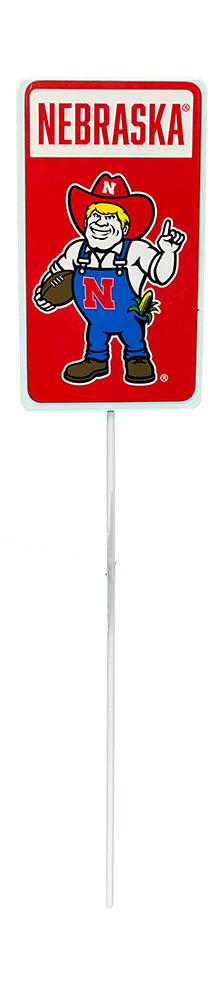 Nebraska Herbie Garden Stake