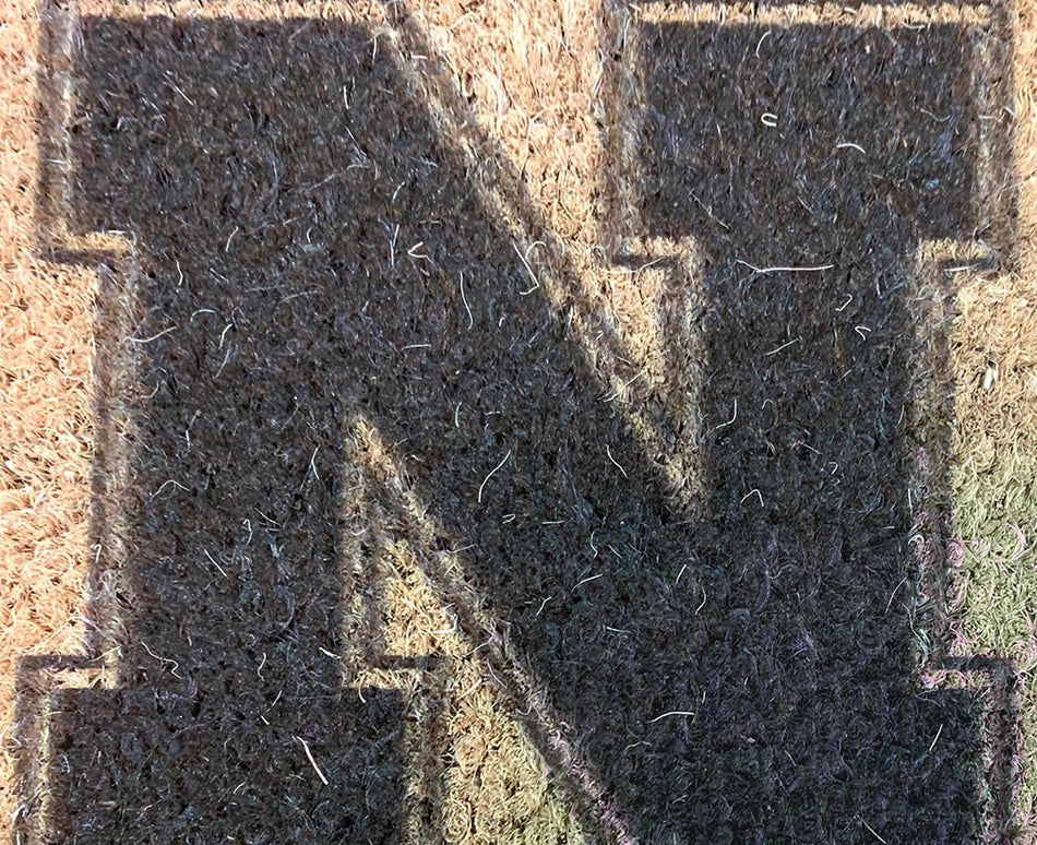 Welcome Nebraska Coir Doormat