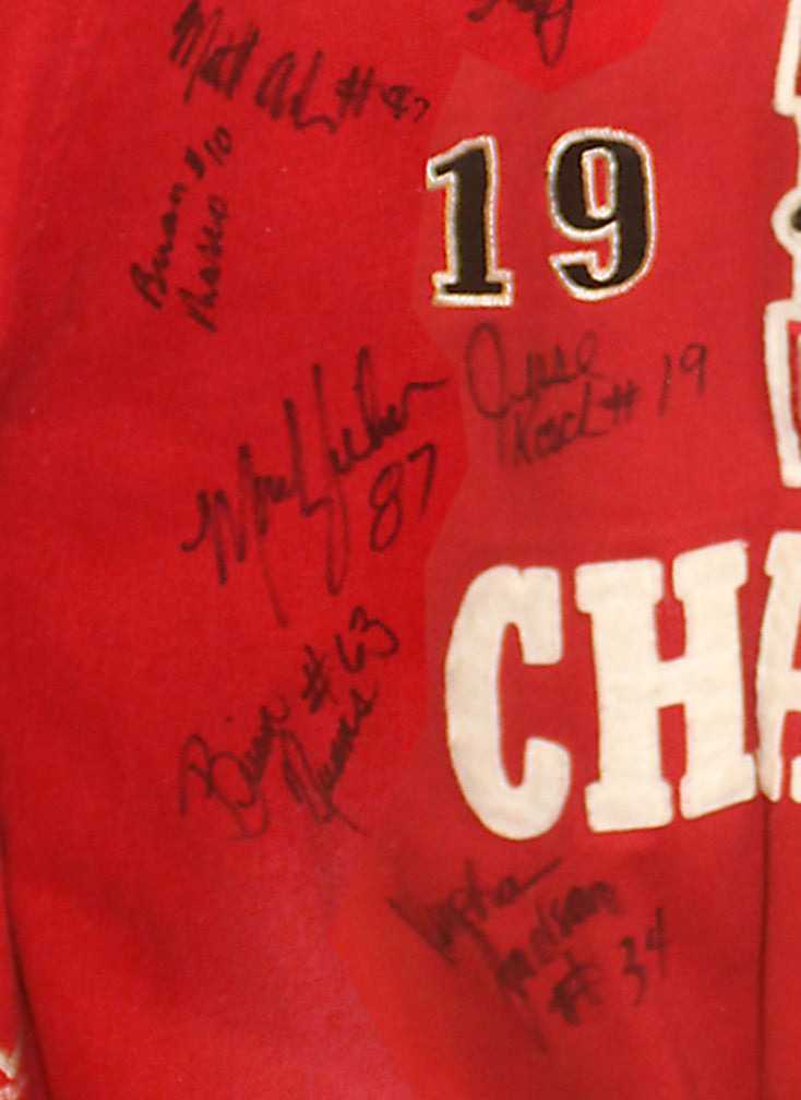 Team Signed 1994 National Champs Letter Jacket