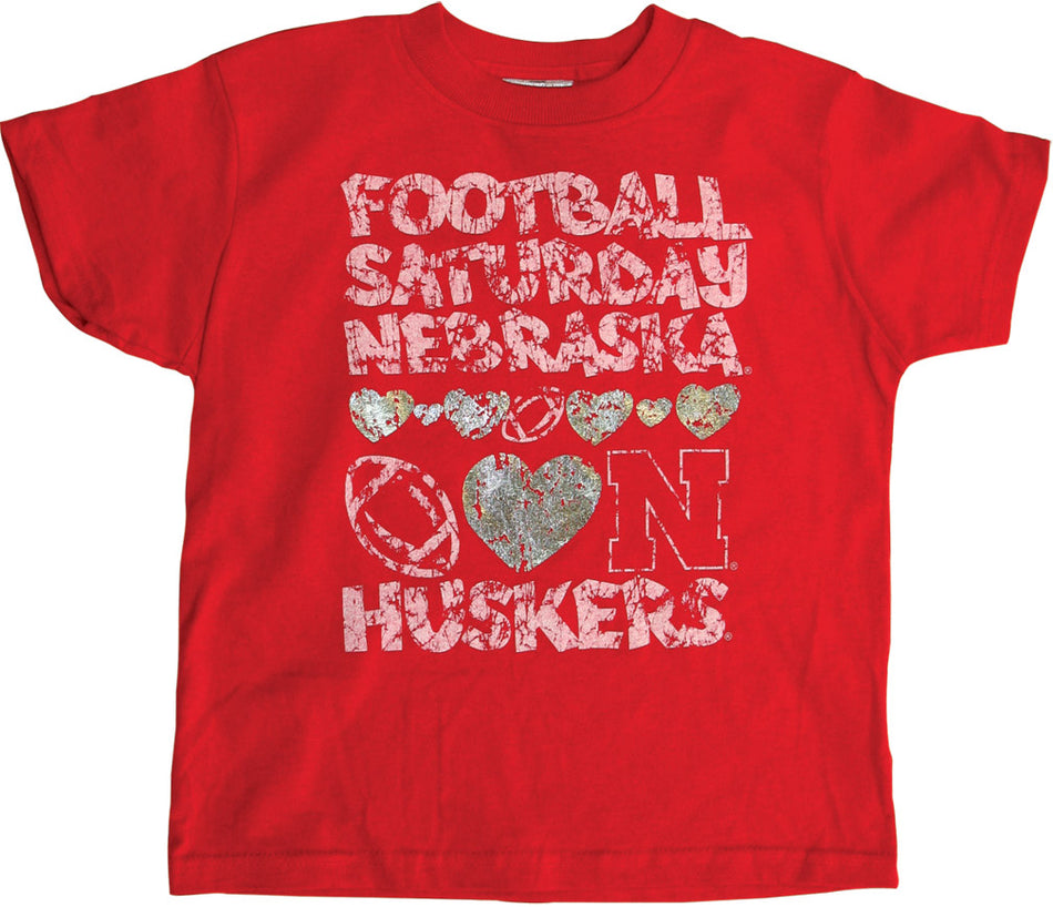 YOUTH GALS GAMEDAY FOIL TEE