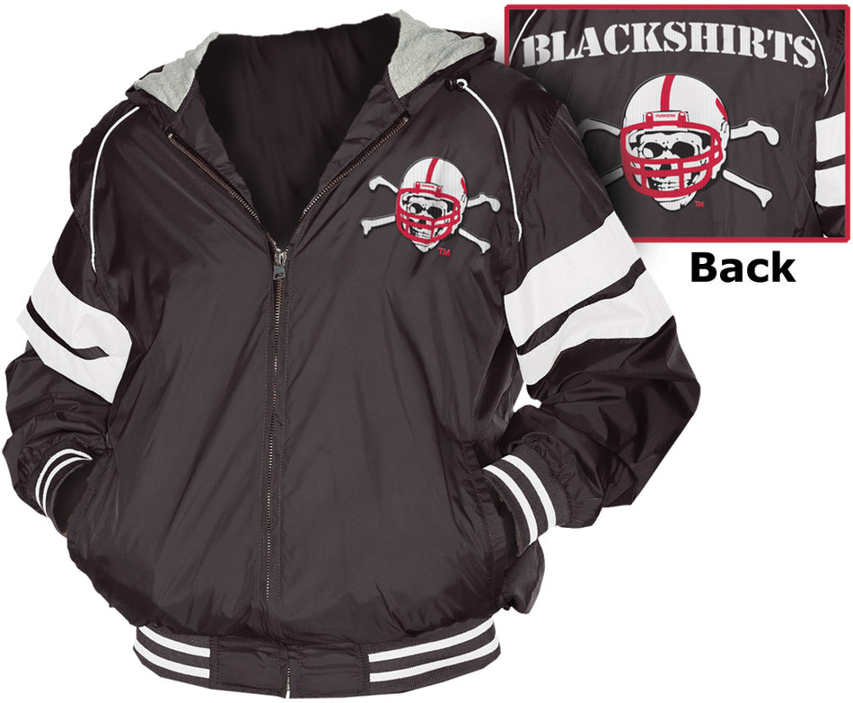 YOUTH STRIPED BLACKSHIRTS HOODED JACKET