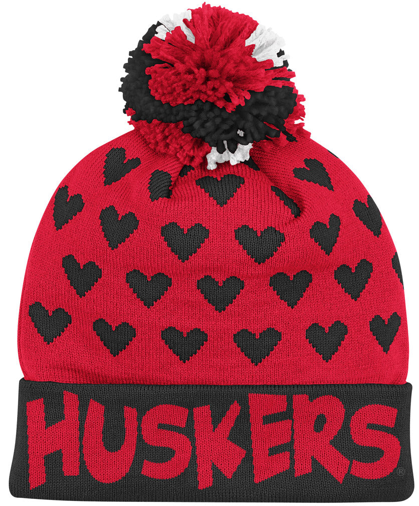 Adidas Youth Cuffed Knit With Hearts