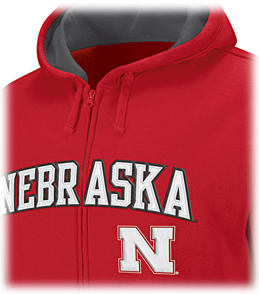 Youth Red Game Day Full Zip Hood
